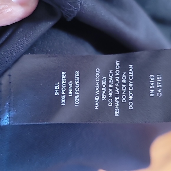 Jessica Howard Black Chiffon Dress with Metallic Silver Dots - Picture 5 of 6